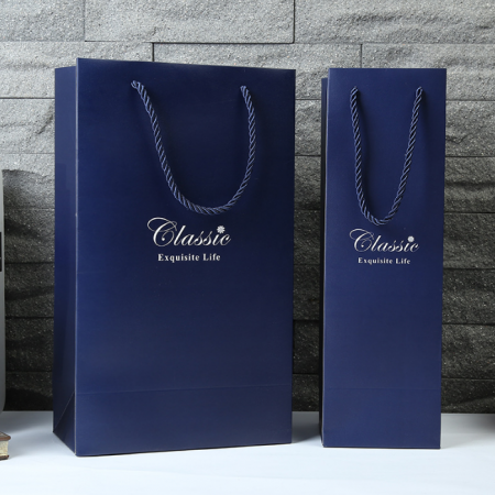 Wine Paper Box Bags For Wine Bottles Packaging 
