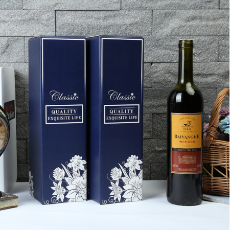 Wine Paper Box Bags For Wine Bottles Packaging 