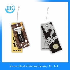 Etiquetas impressas do cair do papel do verniz UV do ponto do vestuário Huake Printing