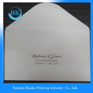 Envelopes do negócio do estilo do banqueiro com logotipo 