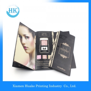 Brochura de design de impressão de dobras de cosméticos 