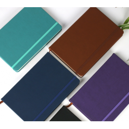 Wholesale Leather Journals Pu Leather Notebook Luxury Hard Cover Custom Logo 